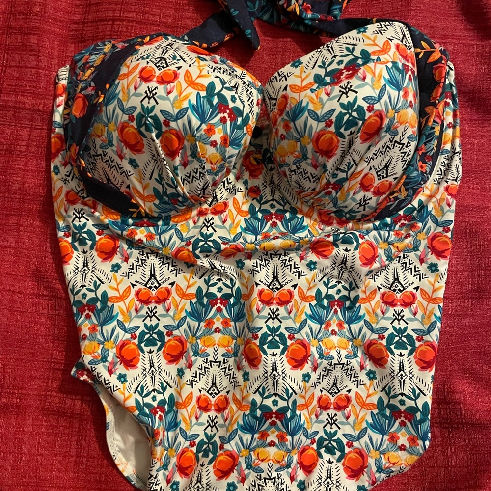 Lepel Paradise Longline Halter Balconette Swimsuit